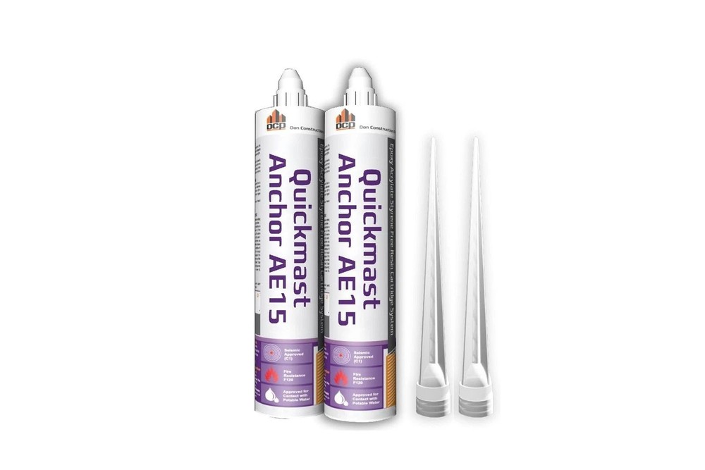 NEW 2 PACK DCP Quickmast AE15 Concrete Epoxy Anchor System