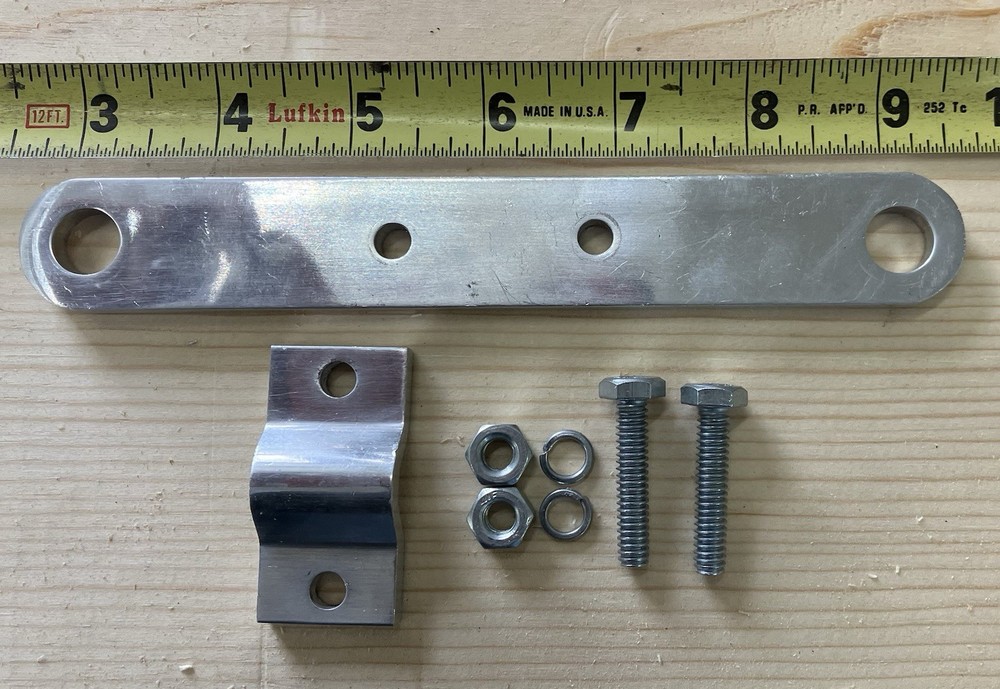 Double Mount For Antennas, Lights, Flags. Double Antenna Mounting Bracket.