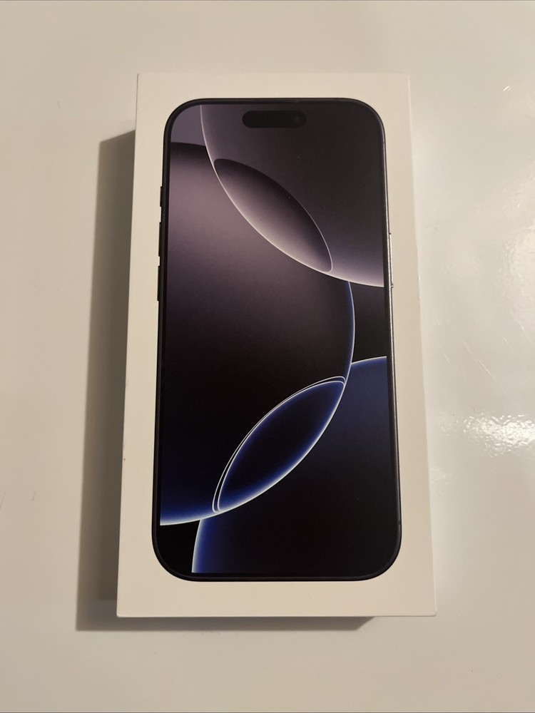 Apple iPhone 16 Pro Black Titanium 256GB - Empty BOX ONLY