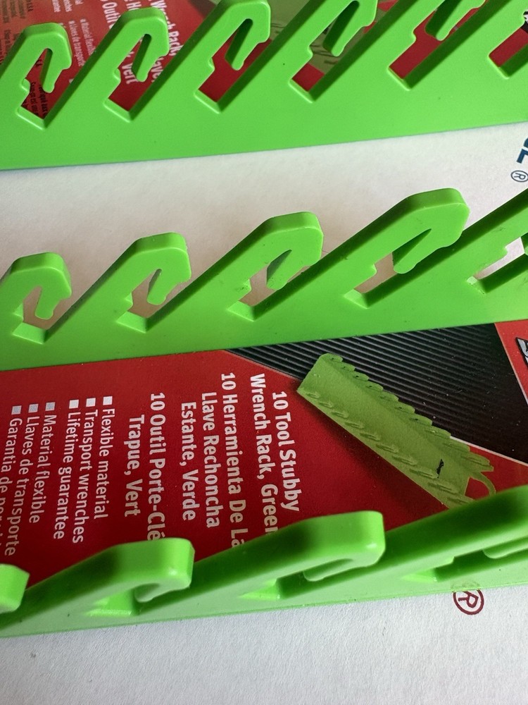 Snap-on Wrench Rack Set. Green Forward Set.