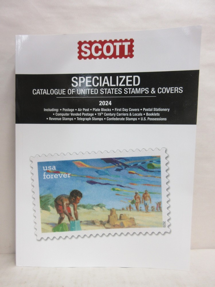2024 Scott Specialized Catalog of United States Stamps and Covers Softcover Book