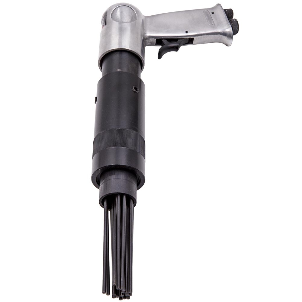 Pistol Grip Design Clean Rust Corrode Remove Air Needle Scaler Pneumatic Tool 7"