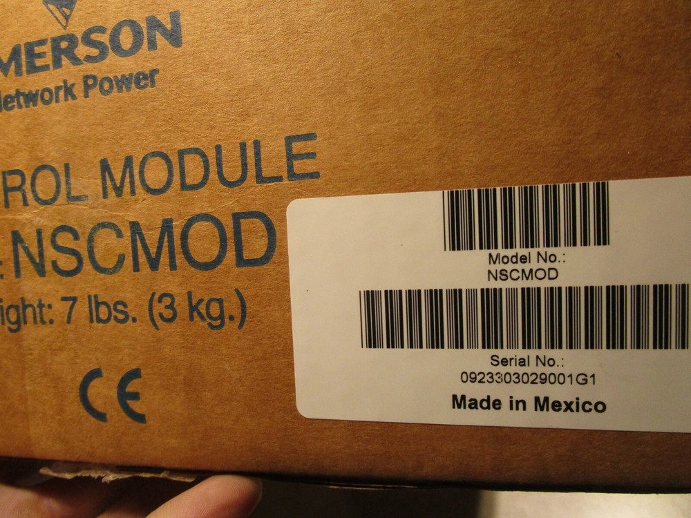 EMERSON NSCMOD CONTROL MODULE, K0175