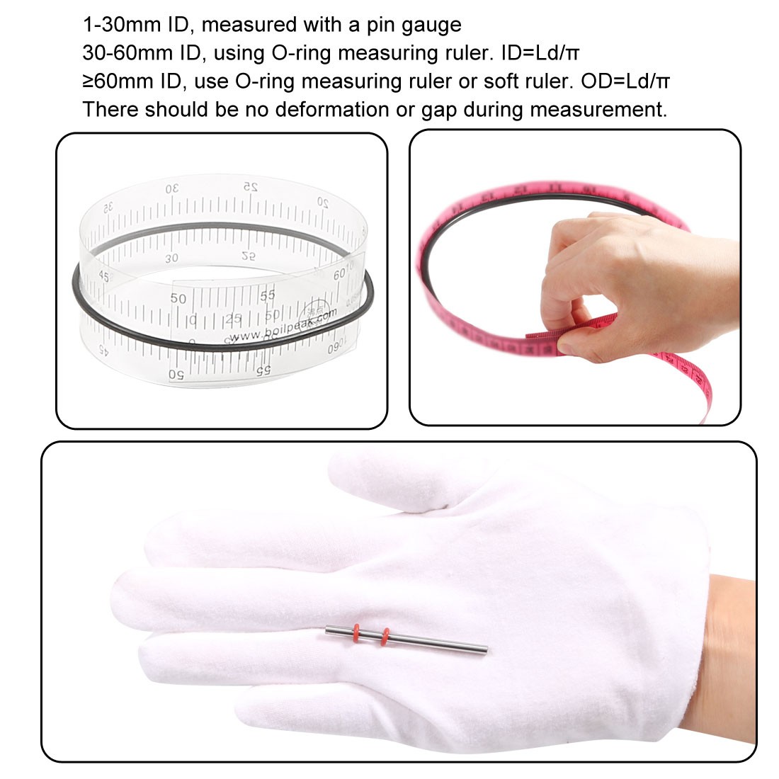 225Pcs 15 Sizes O-Ring Assortment Kit DIY Sealing Gasket Set Silicone Rubber