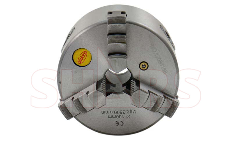 4" 3 Jaw Lathe Chuck Precision Self Centering w/ TIR Certificate 2 Set Jaw M[