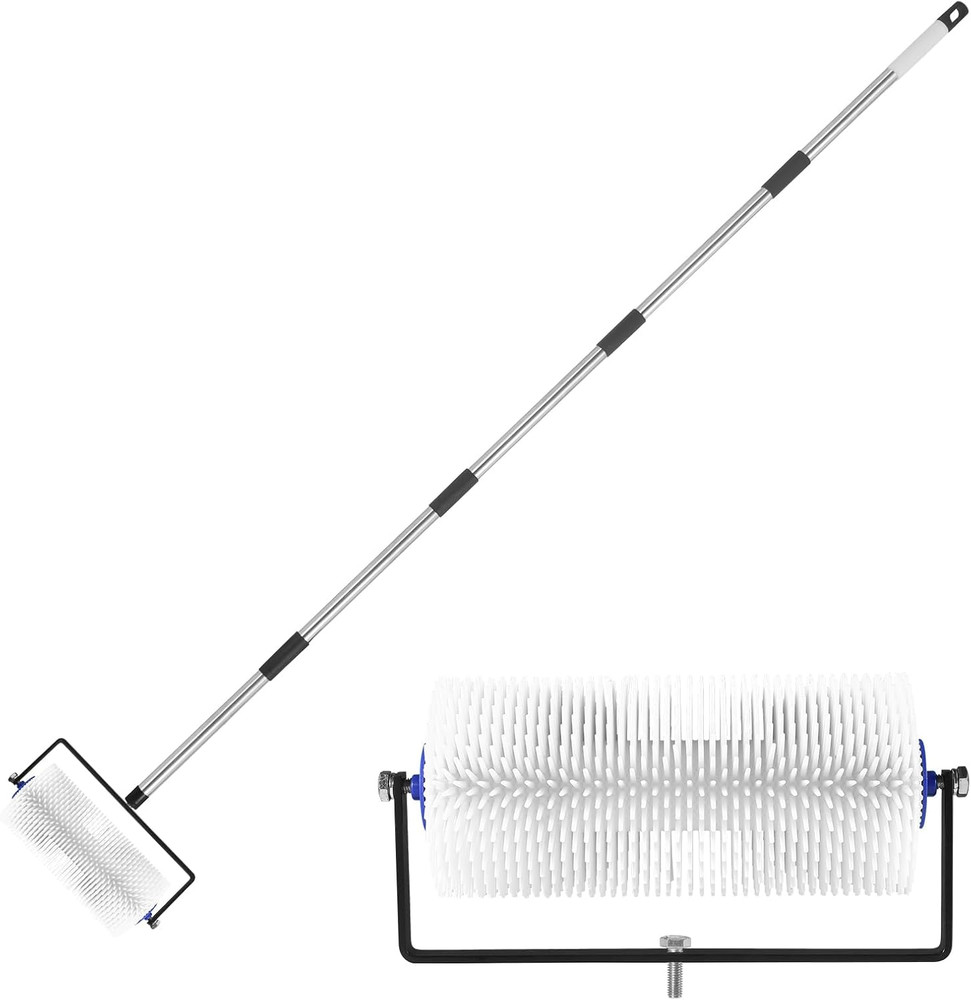 Spiked Roller for Self Leveling,9” Floor Leveling Spiked Roller for Self Levelin