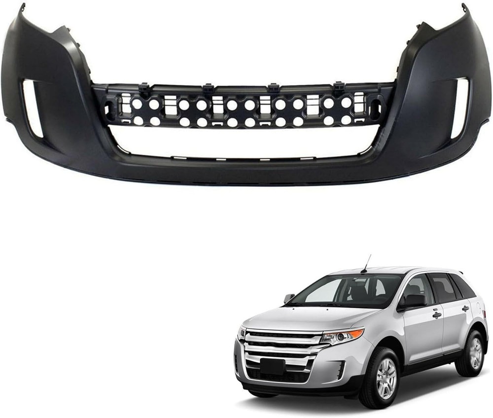 Front Bumper Cover Primered Plastic Replacement for 2011-2014 Edge