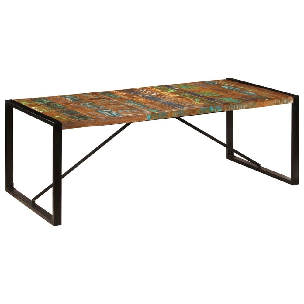 Dining Table Kitchen Table Dining Room Dinner Table Solid Reclaimed Wood vidaXL
