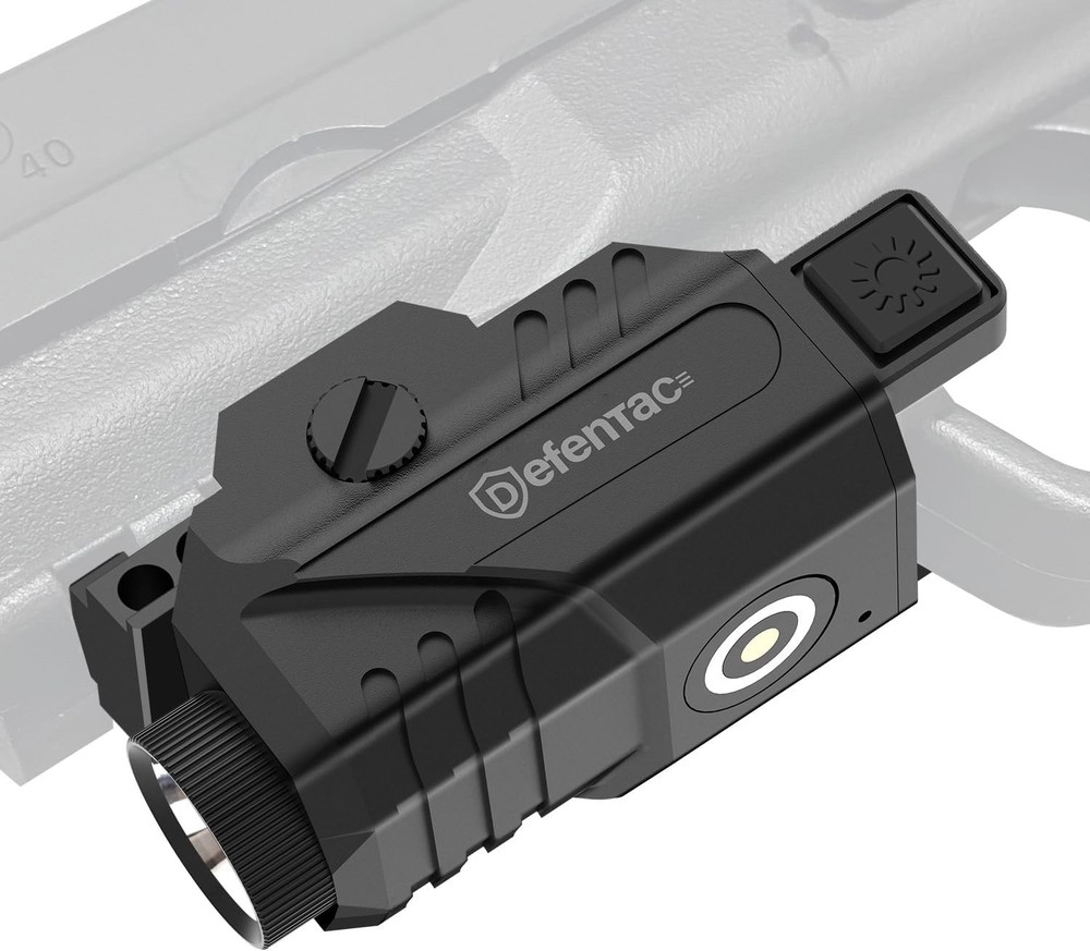 Pistol Light with Strobe Function for Guns, 600 Lumens Tactical Flashlight for H