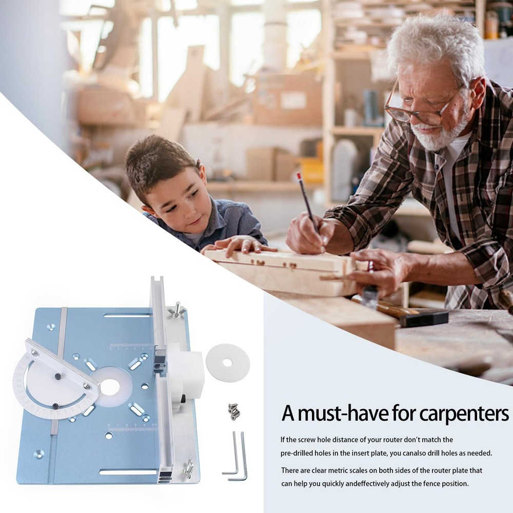 Router Table Insert PlateAluminum Router Insert Plate Small Router Base Plate...