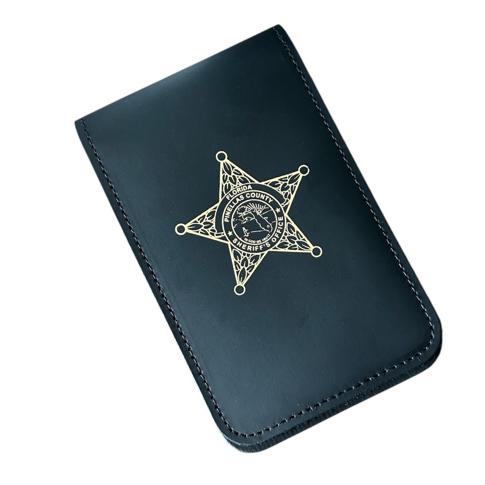 Pinellas County Sheriff Badge Leather Notebook Cover Note Pad Whip It Notes