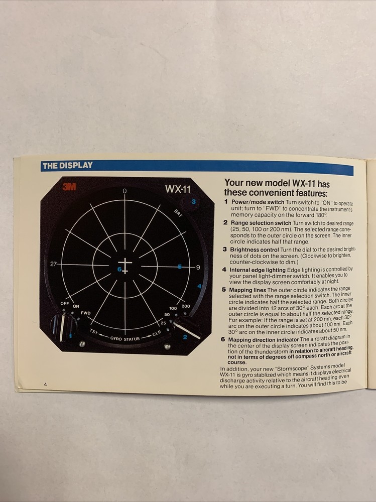 3M Stormscope Model WX-11 Owner's Manual