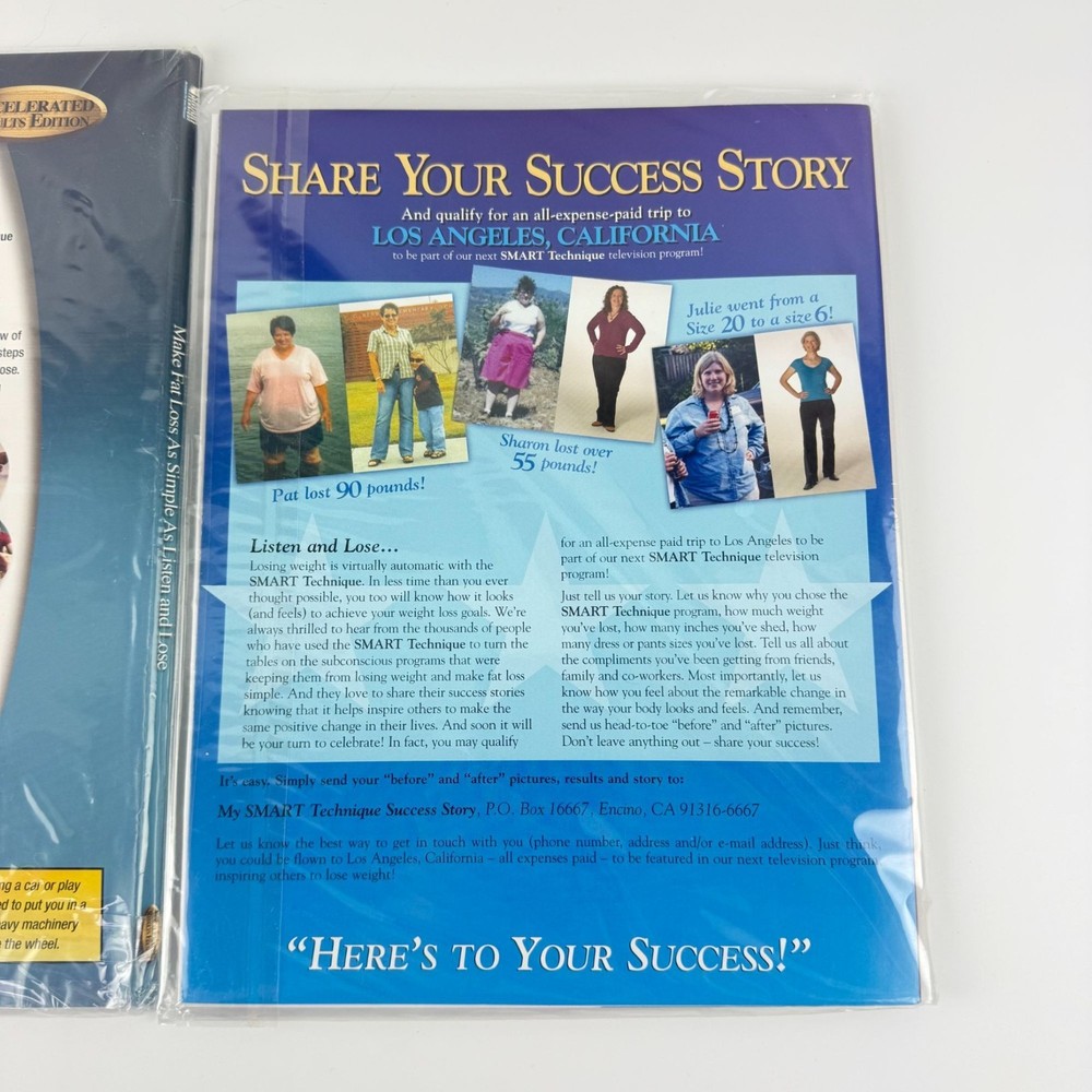 Smart Technique Automatic Fat Loss Program CD Set Quick Start Disc