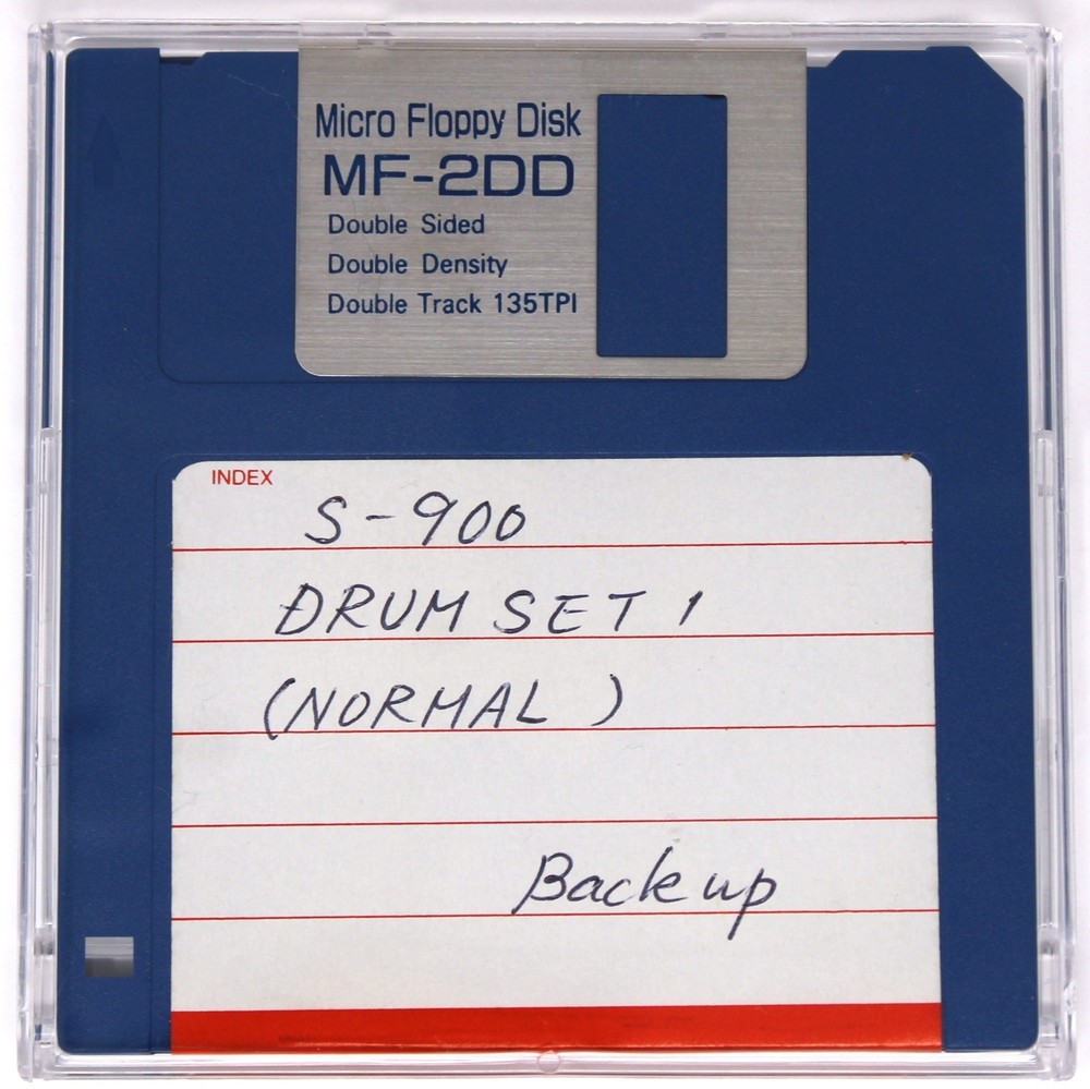 S-900 Drum Set 1 Normal Backup Akai S900 Format Floppy Disk