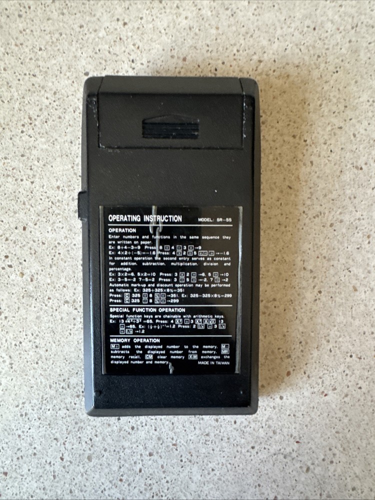 Enterprex SR-55 Electronic Sliderule