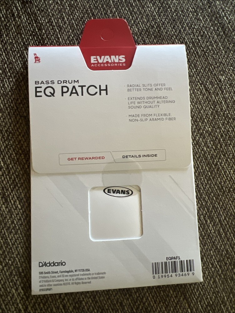 Evans AF Single Pedal Patch | FREE SHIPPING
