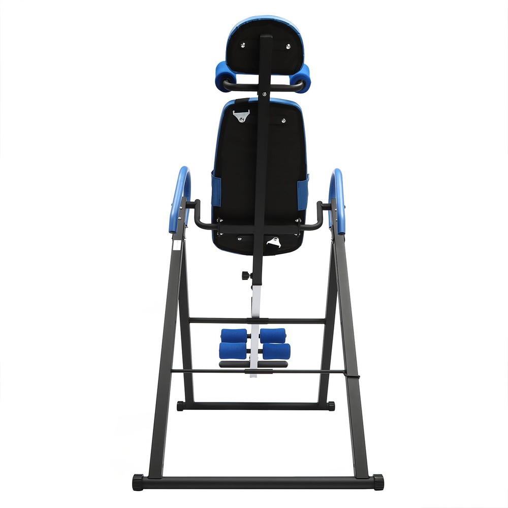 Foldable Inversion Table for Back Pain Relief, Adjustable Stretcher, 330LBS