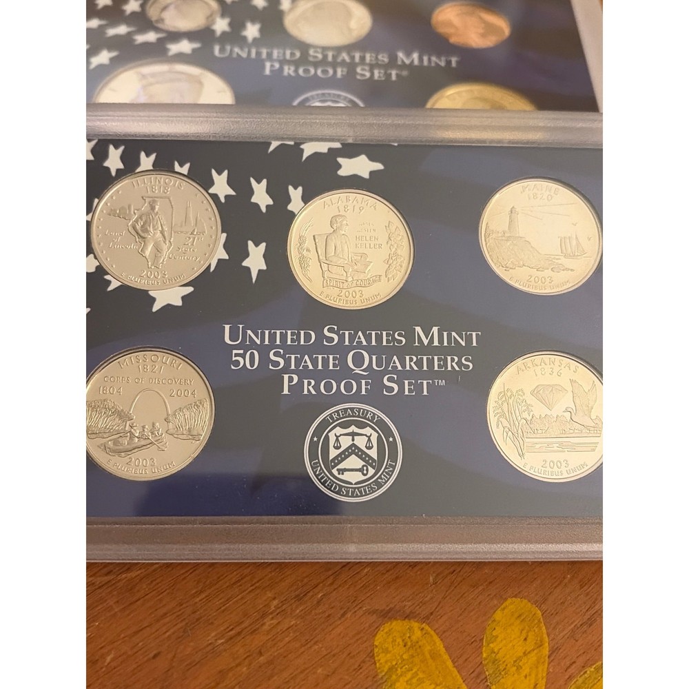 2003-S US Mint Proof Set 10 Coin Set Clad