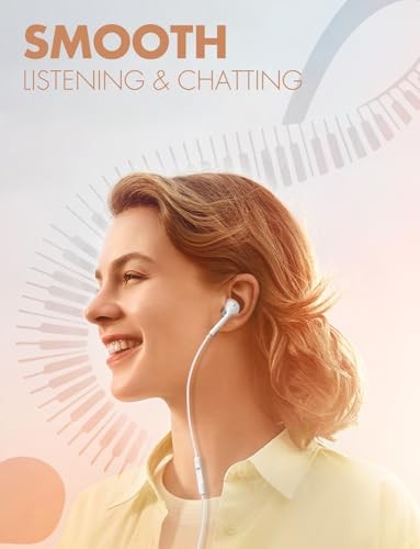 Antool Auriculares con cable, llamadas ultra claras y sin ruido: 2 Paquete