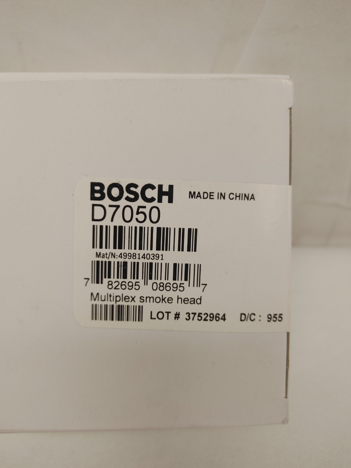 BOSCH D7050 Photoelectric Smoke Detector