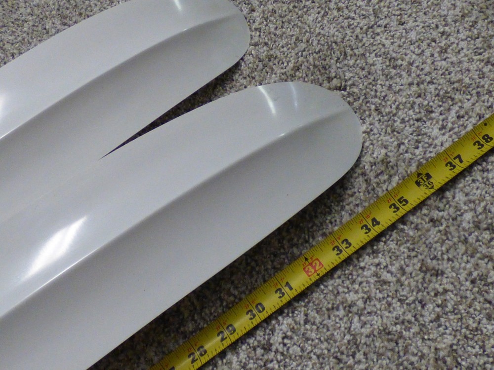 R/C Airplane Lightweight ABS Plastic Floats for Model Floatplanes 35"x5"