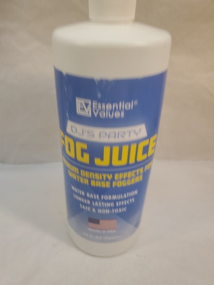Fog Machine Liquid - Fluid for Smoke Machine Fog - Long-Lasting Essential Values