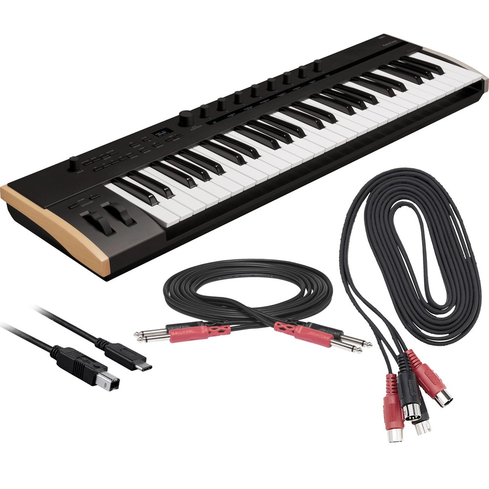 Korg Keystage 49 Poly AT MIDI Keyboard Controller CABLE KIT