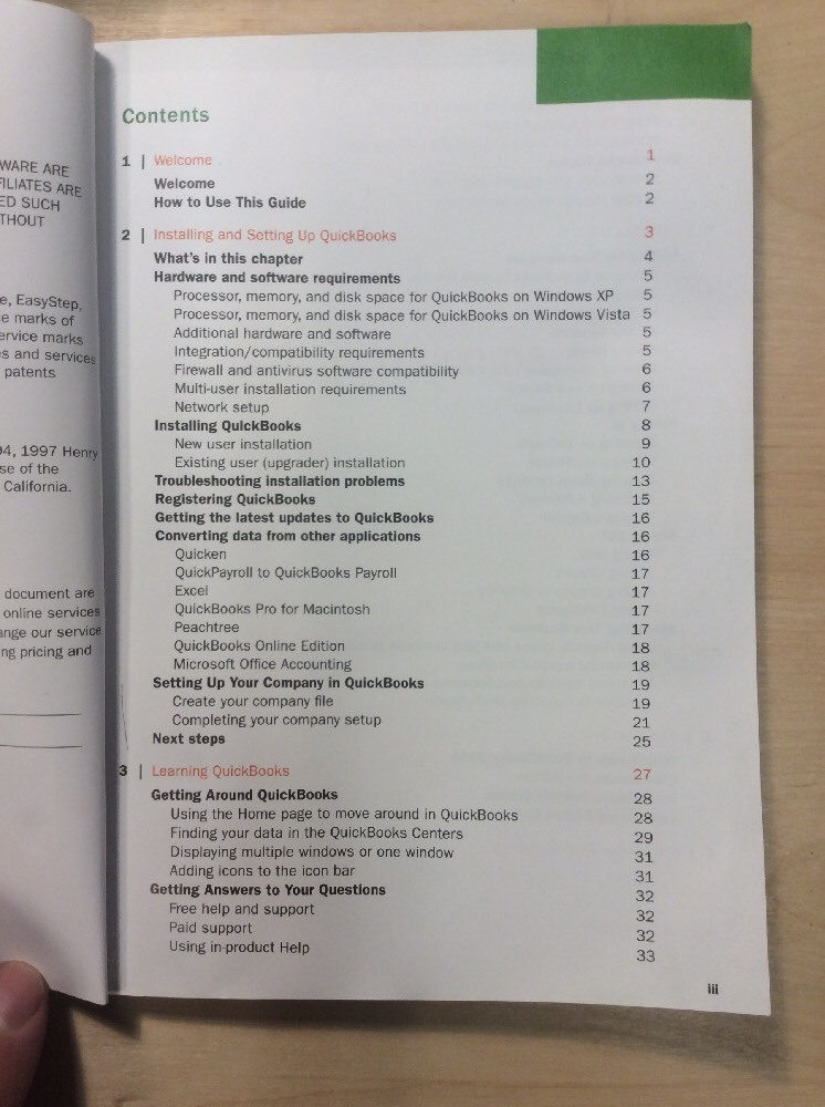 Intuit QuickBooks 2008 Startup And Quick Reference Guide BooksByDecade.com