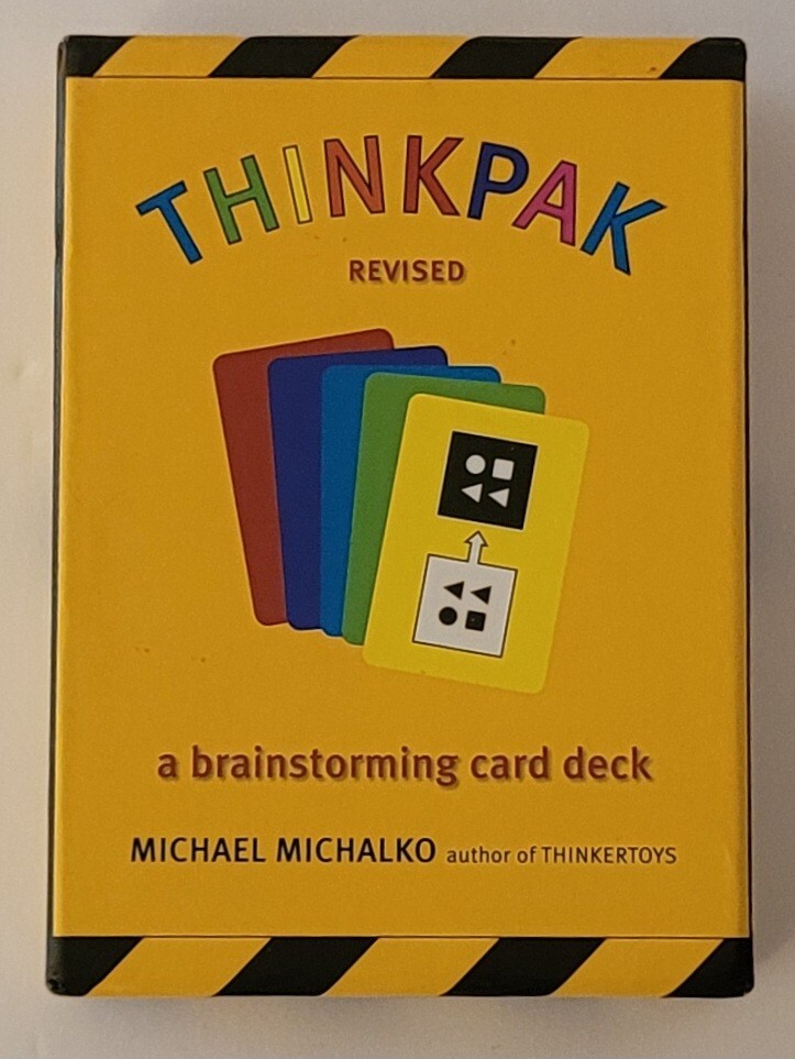 Thinkpak Revised-A brainstorming card deck. Preowned, cards unopened.