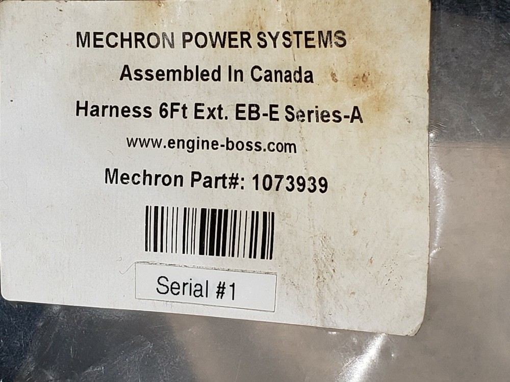 MECHRON POWER SYSTEM 6 FT CABLE EXT.# 1073939