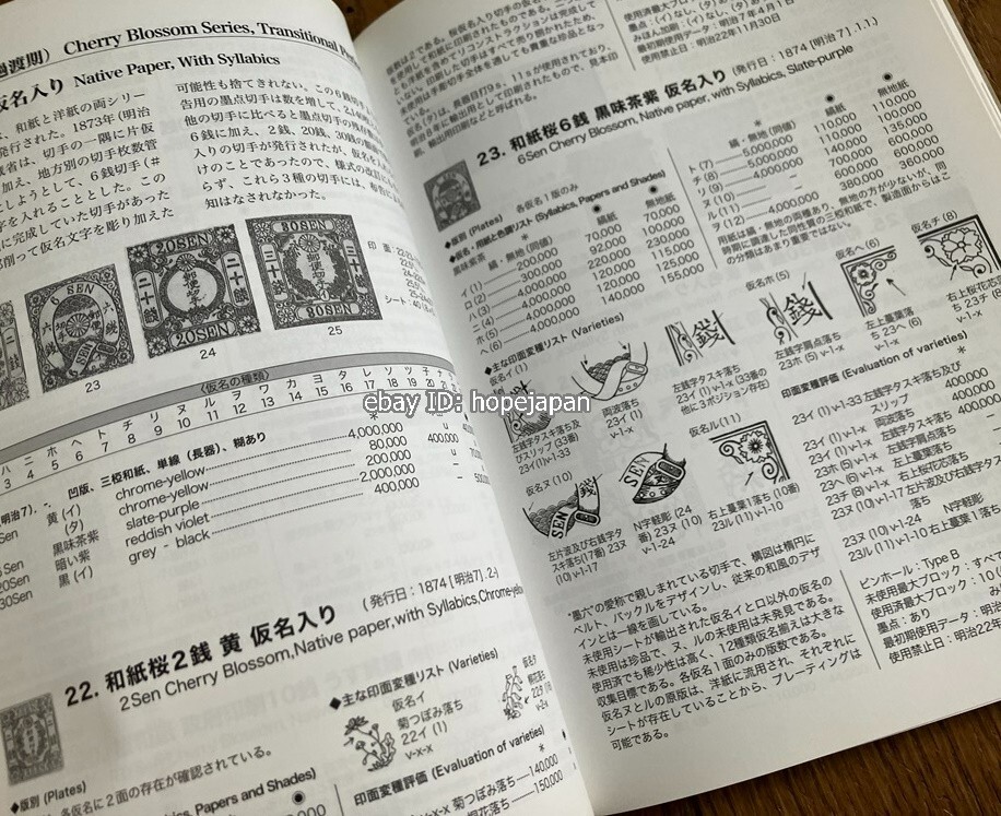 JSCA Japanese Stamp Specialized Catalog VOL.1 Prewar Part 70th Book