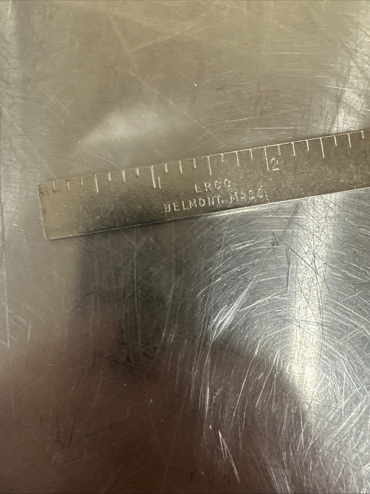 Vintage Erco Pocket Sized Pipe Caliper IPS CWT