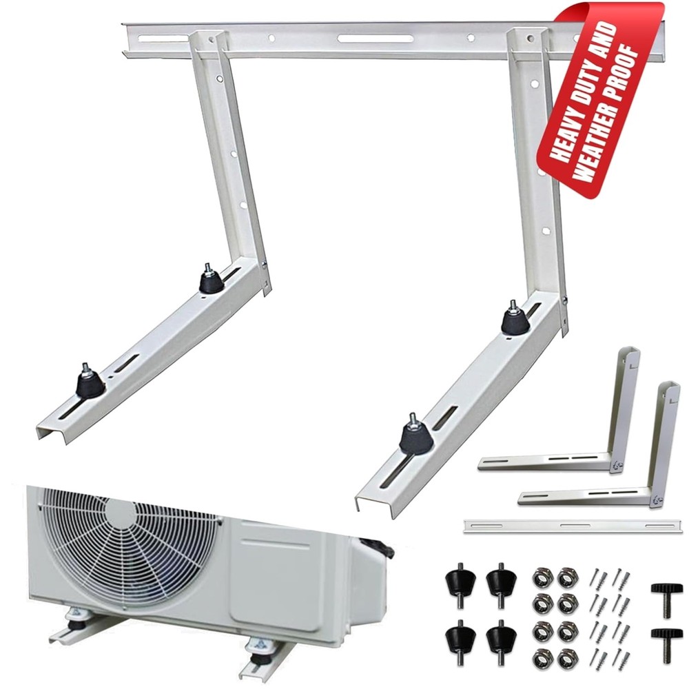 All-Weather Mini Split Mounting Bracket Kit - Secure Installation for AC Units