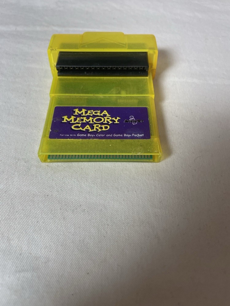 Mega Memory Card Game Boy Color Pocket InterAct Save Backup Device Untested