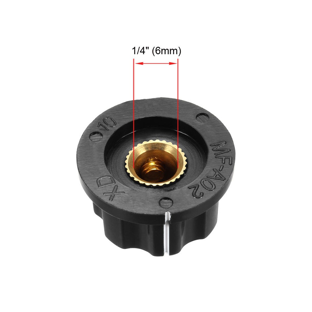 10Pcs Speaker Control Knob Power Amplifier Knob 23mm Dia. Rotary Knobs
