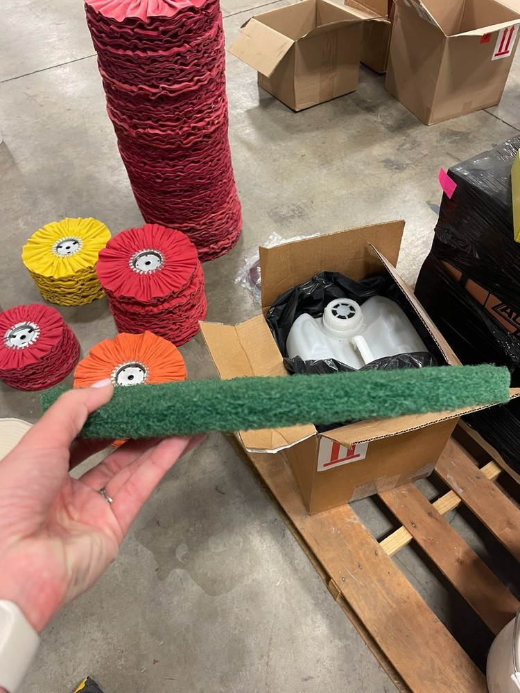 14" Green Scotchbrite Buffing Wheel