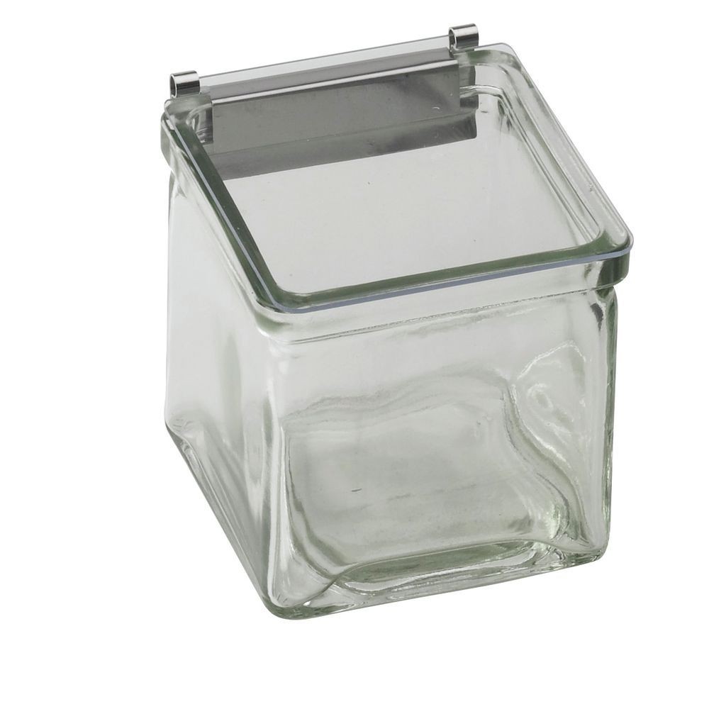 Cal-Mil Solid Metal Hinge Jar Lid