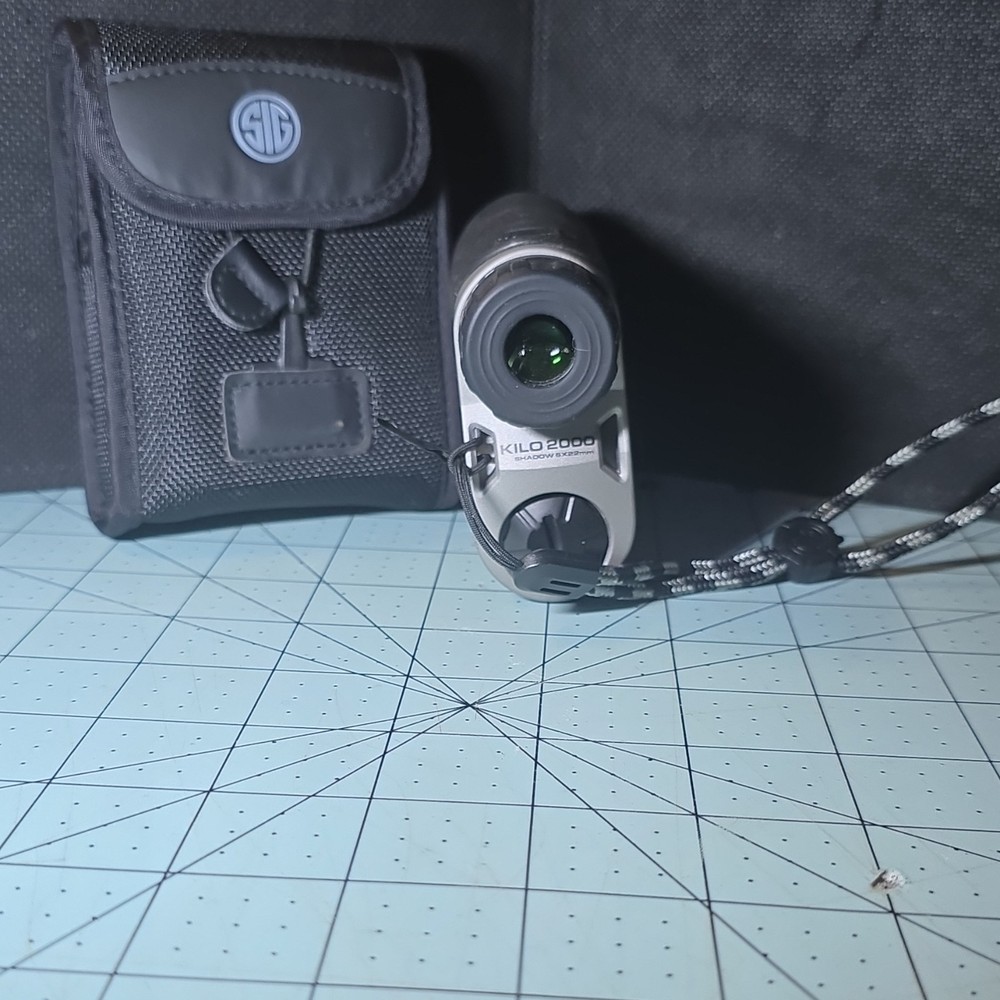 SIG SAUER KILO2000 SHADOW EXPRESS Rangefinder Gray/Black Mode Button Case