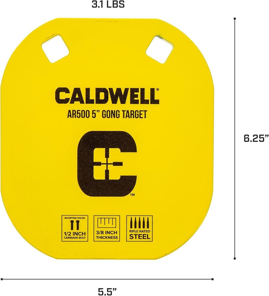 AR500 Steel 5" Target - Durable, High-Visibility for Long-Range Precision