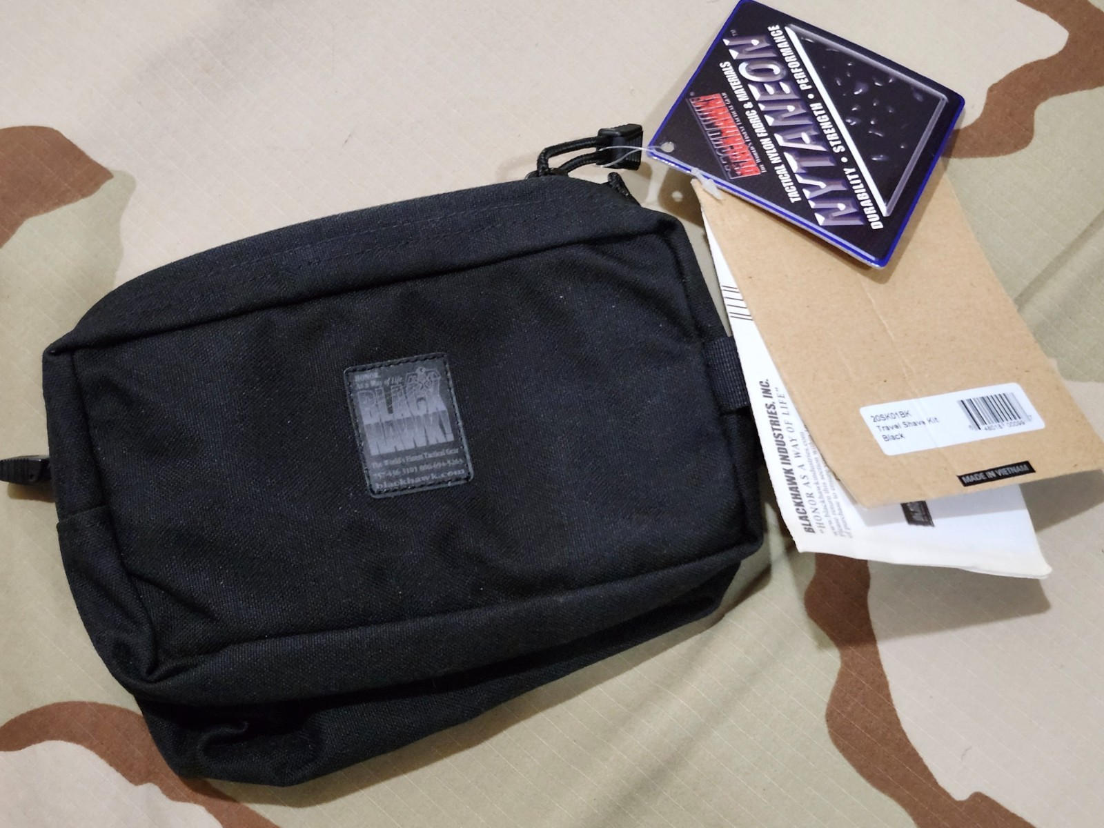 Blackhawk Old Gen Travel Shave Kit Bag black New with tags READ DESCRIPTION! REA