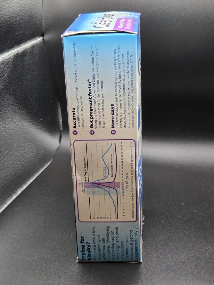 Clearblue Advanced Digital Ovulation & 1 Pregnancy Test Kit 16 Tests Exp 07/2026