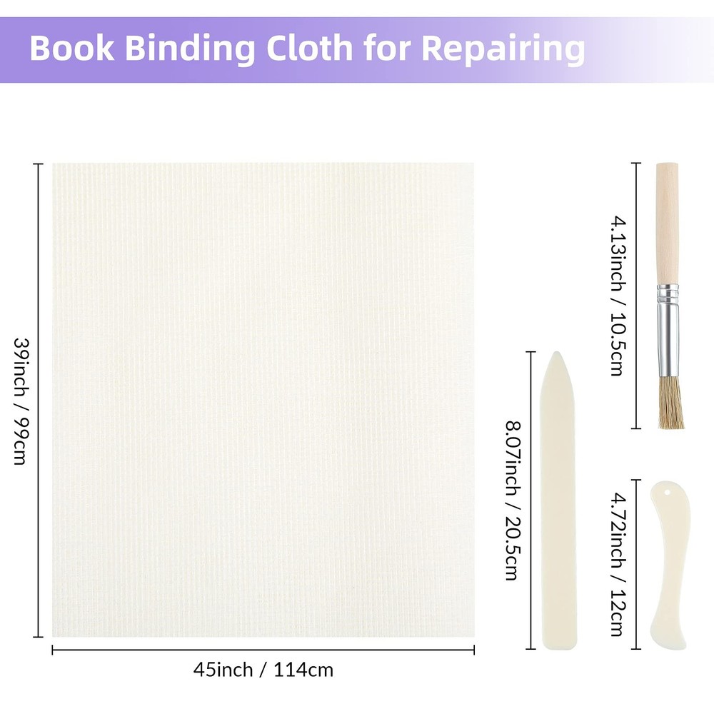 Spakon Book Binding Kit, Includes 39 x 45 Inch Large, Blue