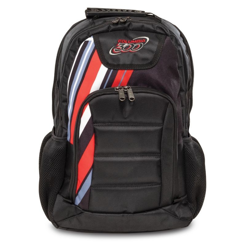 Columbia 300 Dye-Sub Backpack Black/Red