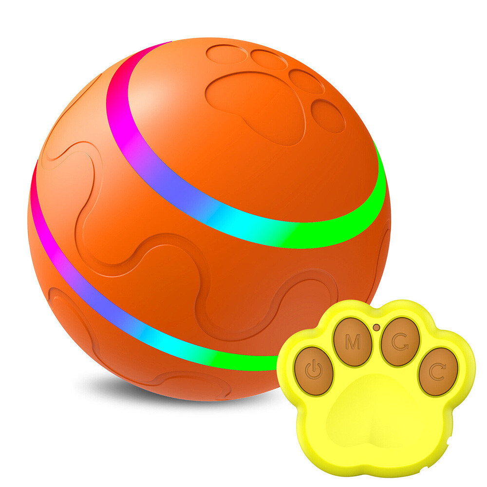 Peppy Pet Ball for Dogs with Remote Control Interactive Dog Ball Toy LED Flash
