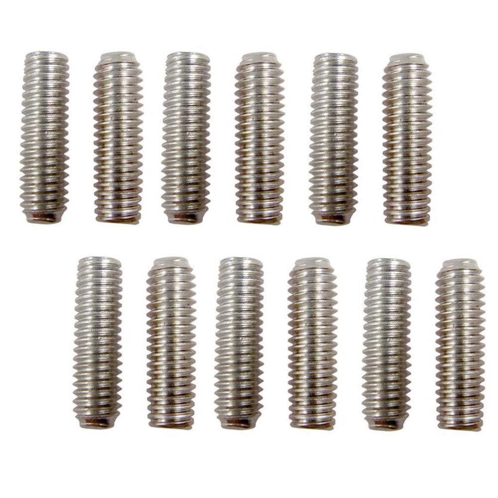 1 Pack/12pcs Guitars Bridge Saddle Height Adjust Hexagon Screws Bolts