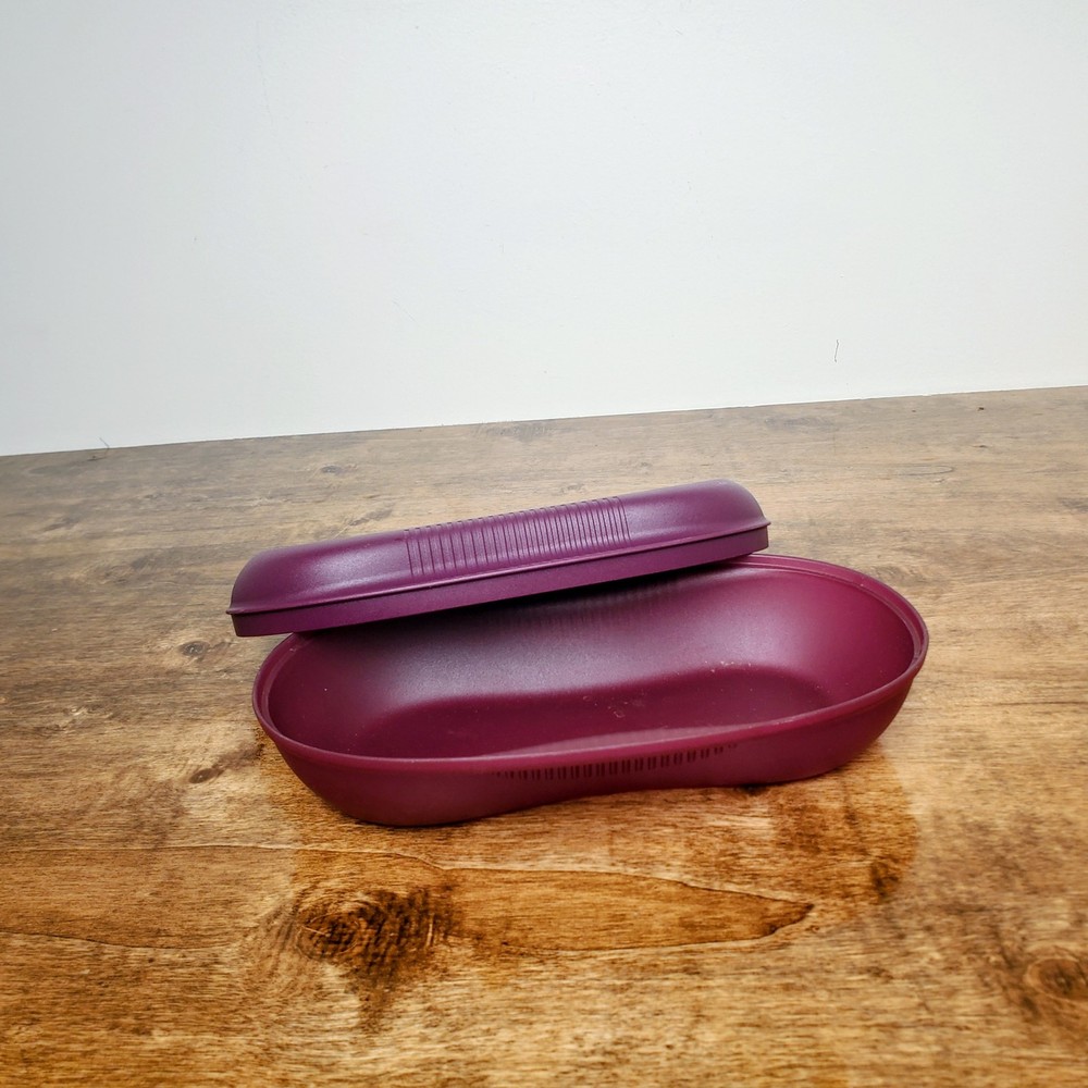 Tupperware Microwave Breakfast Maker Purple #6996 Egg Omelet Cooker