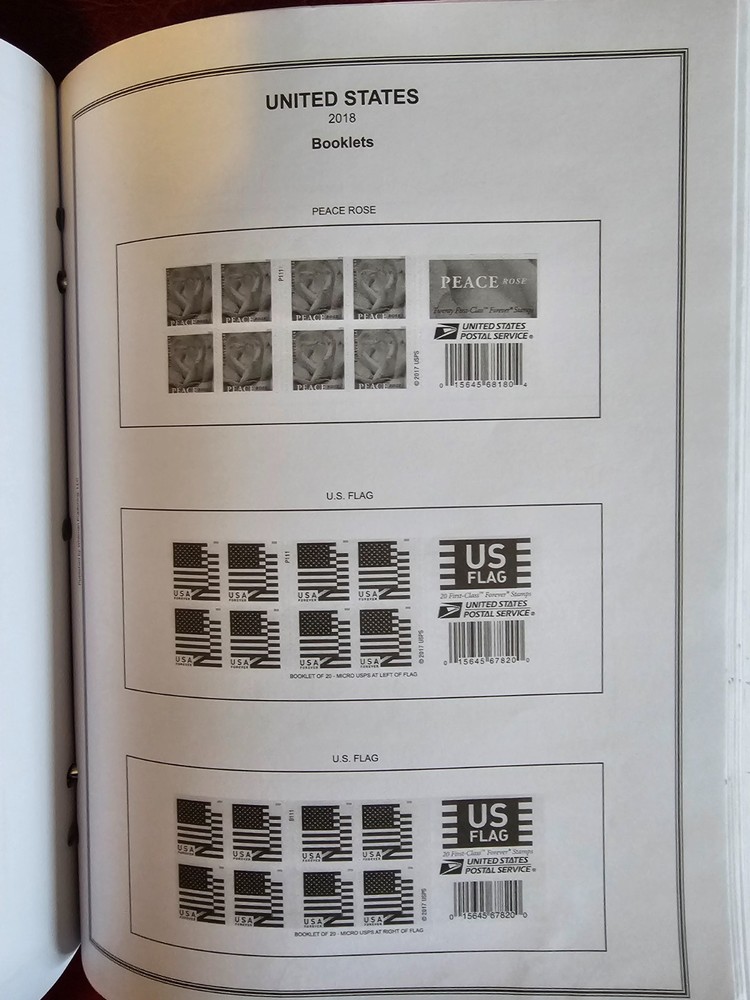US Liberty Stamp Album 2010-2019 (PAGES ONLY NO STAMPS)
