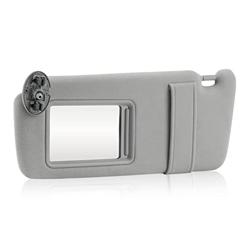 Gray Driver Left Side Sun Visor Replacement Compatible with 2007 2008 2009 Grey