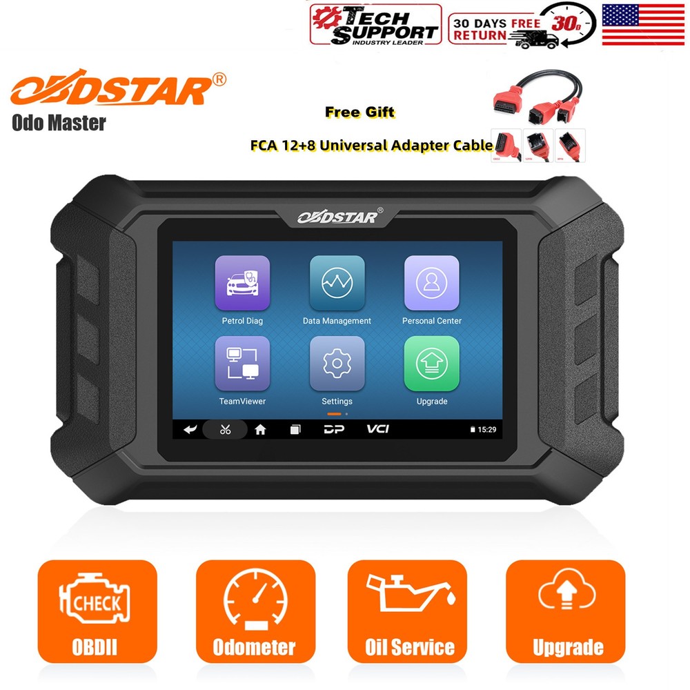 OBDSTAR ODOMASTER Full Version 0dometer Adjus/OBD2 Function + FCA 12+8 Adapter