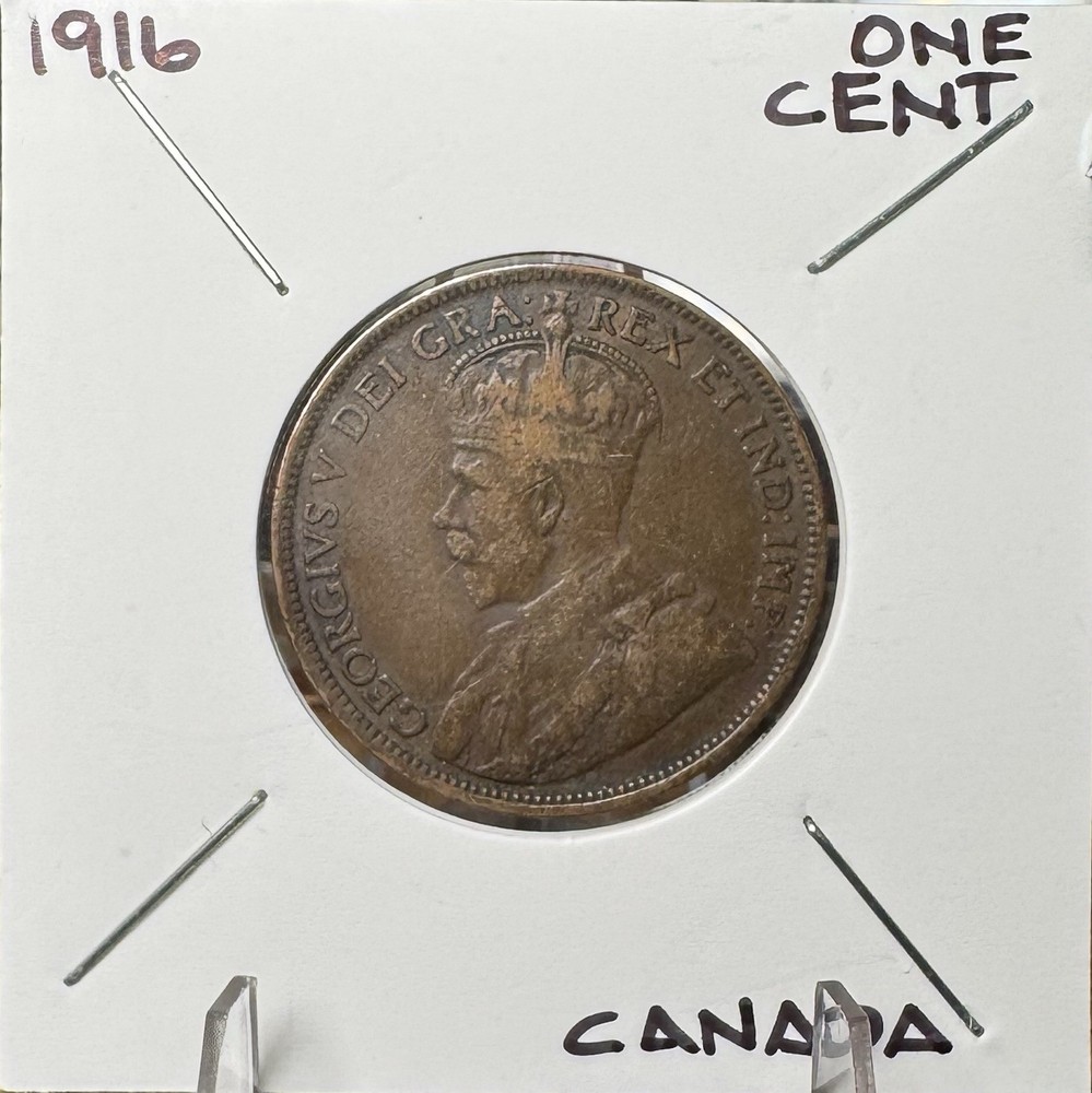1916 🇨🇦 Canada George V - Large One Cent
